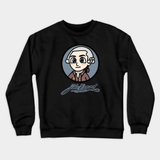 Patriot Portrait - Chibi John Hancock with Signature Crewneck Sweatshirt